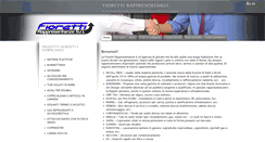 Desktop Screenshot of fiorettisrl.it